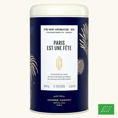 PARIS EST UNE FTE - Th vert aromatis BIO - Bote 100 g 