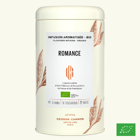 ROMANCE - Infusion aromatise BIO - Bote 100g