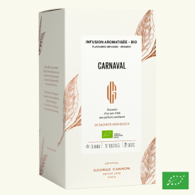 CARNAVAL - Infusion aromatise BIO - Bote 20 sachets